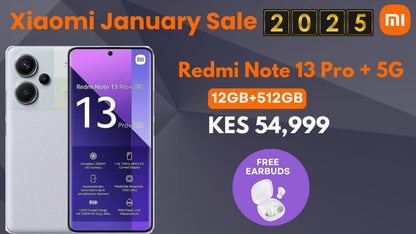 Redmi Note 13 Pro Plus 5G 12+512, Free Earbuds - XIAOMI HOME KENYA OFFICIAL AUTHORIZED STORE