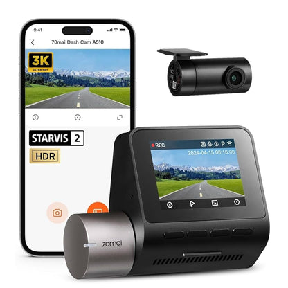 70MAI Dash Cam A510 3K Set Stravis 2 - XIAOMI HOME KENYA OFFICIAL AUTHORIZED STORE
