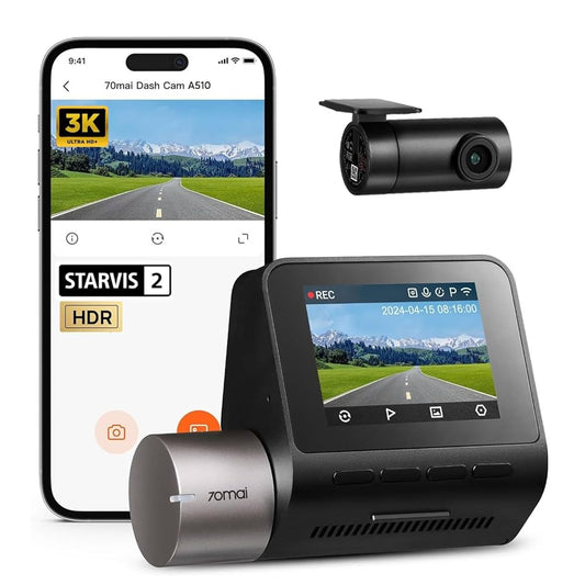 70MAI Dash Cam A510 3K Set Stravis 2 - XIAOMI HOME KENYA OFFICIAL AUTHORIZED STORE