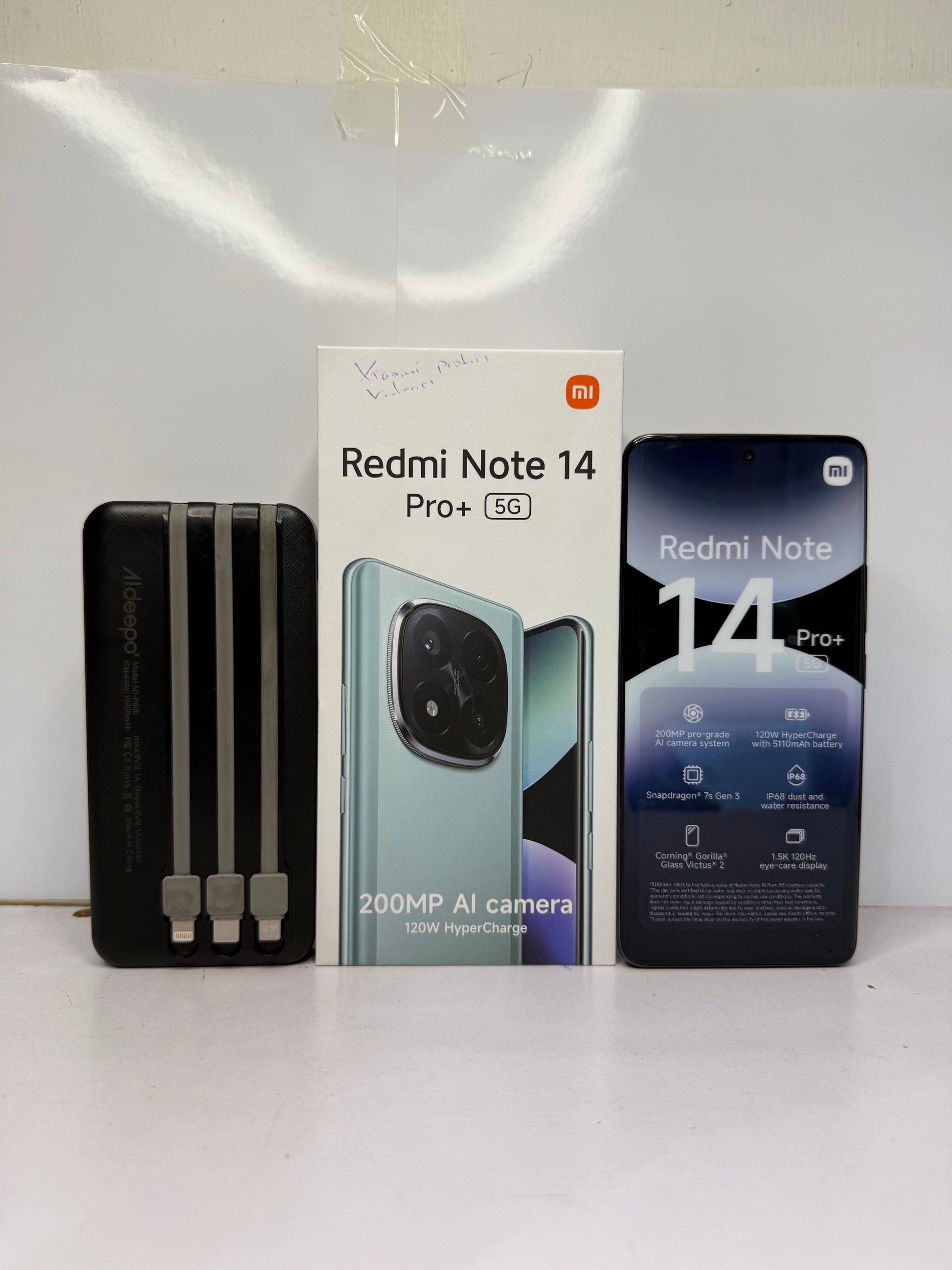 Redmi Note 14 Pro + 5G 8+256, Free 10,000mAh Powerbank - XIAOMI HOME KENYA OFFICIAL AUTHORIZED STORE