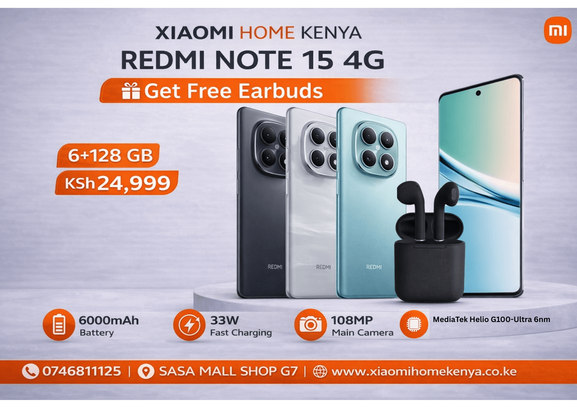 Redmi Note 15 6+128GB 