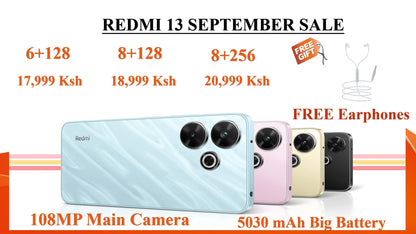 Newest Model Redmi 13 8+128 | Get Free Xiaomi Casual Daypack