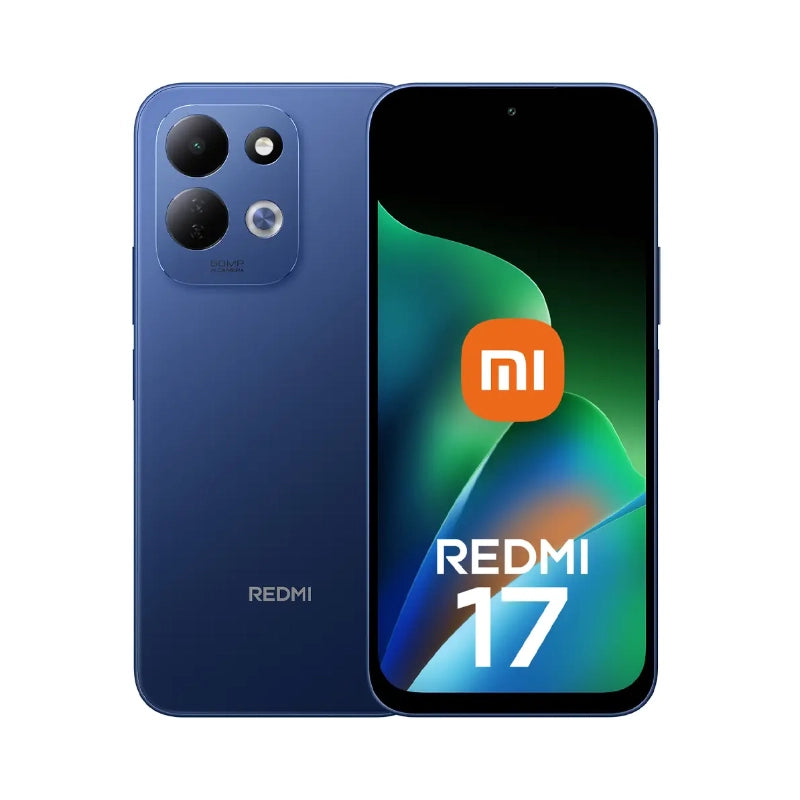 REDMI 17 4G 4+128 Midnight Black, 7500mAh Battery, Free Earbuds, 25Months warranty