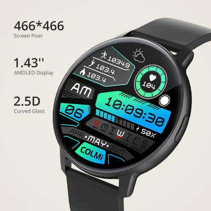 COLMI i31 Smartwatch 1.43″ AMOLED Screen, Bluetooth Phone calls - XIAOMI HOME KENYA OFFICIAL AUTHORIZED STORE