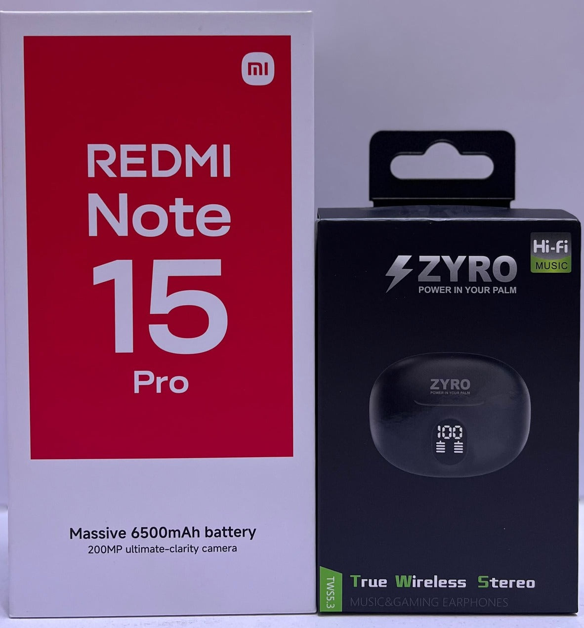 Redmi Note 15 Pro, 8+256GB, 200MP Camera, 6500mAh Battery, Free Zyro Lite Earbuds