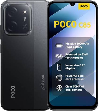POCO C85 6GB+128GB, Dual Sim