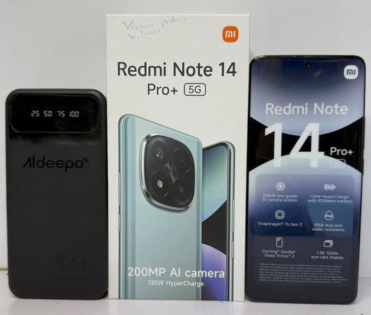 Redmi Note 14 Pro + 5G 8+256, Free 10,000mAh Powerbank - XIAOMI HOME KENYA OFFICIAL AUTHORIZED STORE