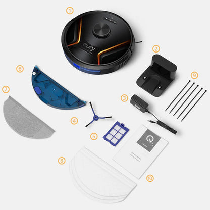 Eufy Robovac X8 Hybrid, Vacuum and Mop - XIAOMI HOME KENYA OFFICIAL AUTHORIZED STORE