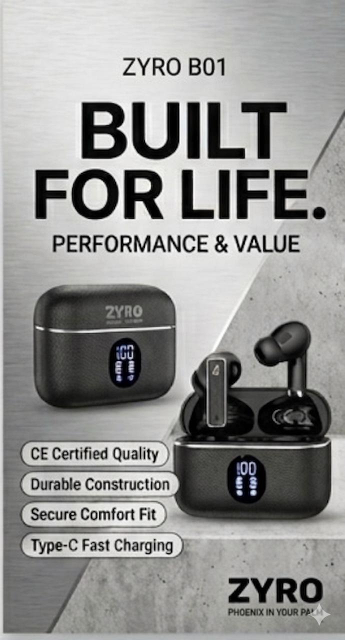 ZYRO-B01 Earbuds, ANC